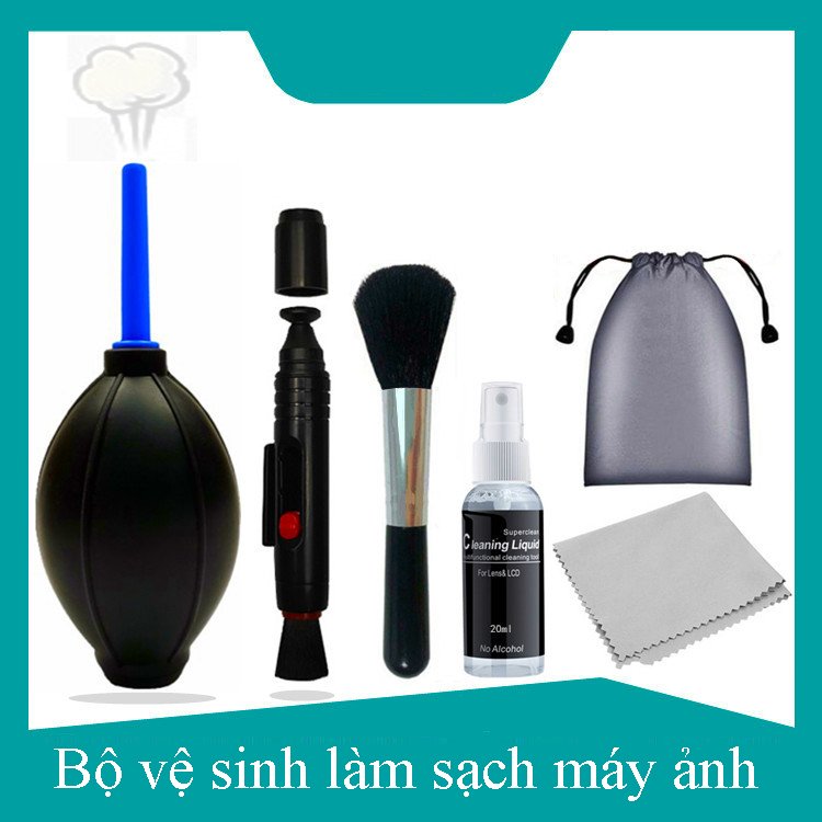 Bộ vệ sinh máy ảnh có túi đựng