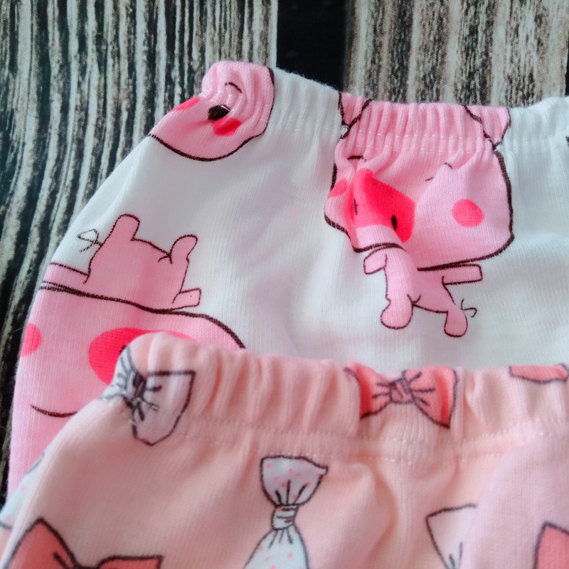 Combo 5 cái Quần chip đùi cho bé gái, free size bé 3-9kg, chất cotton, vãi thoáng mát và thấm hút cực tốt, tạo cảm giác dễ chịu cho da bé, thích hợp cho bé mặt nhà mùa hè