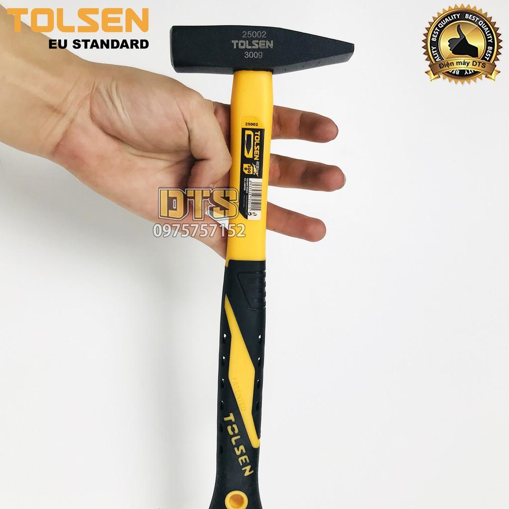 Búa gò, búa đầu vát cán nhựa chống trượt 300g TOLSEN - Tiêu chuẩn xuất khẩu châu Âu
