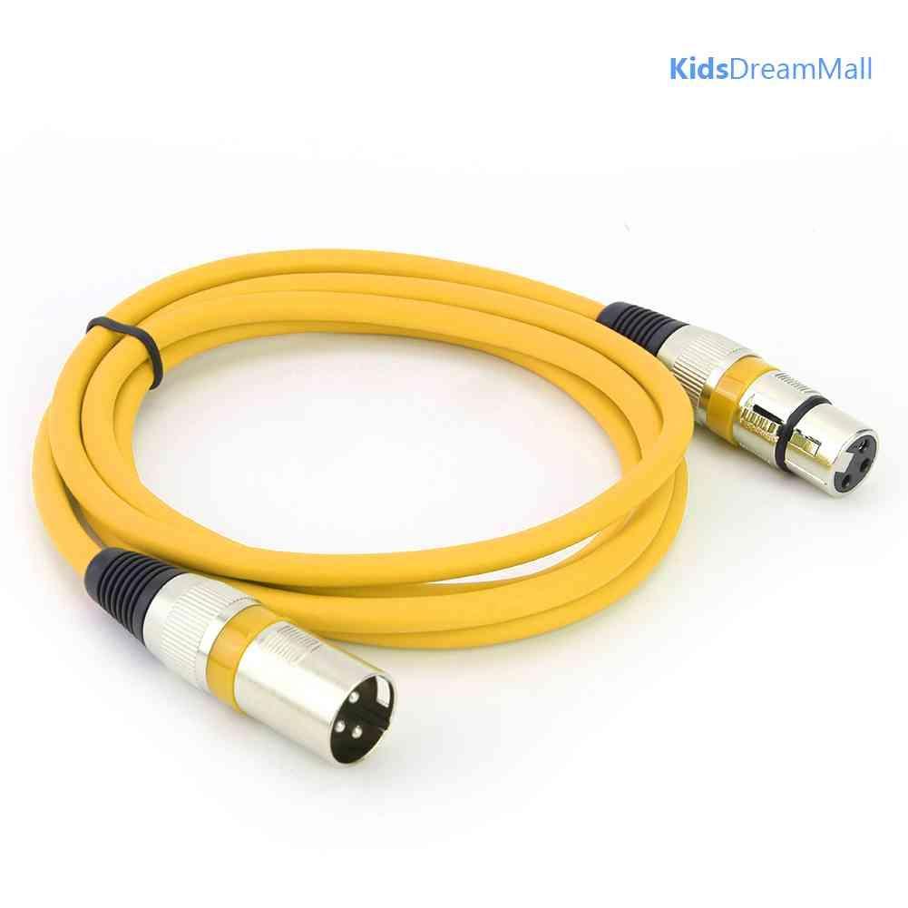 Mới Set 5 Cáp Âm Thanh 3Pin XLR Mạ Bạc