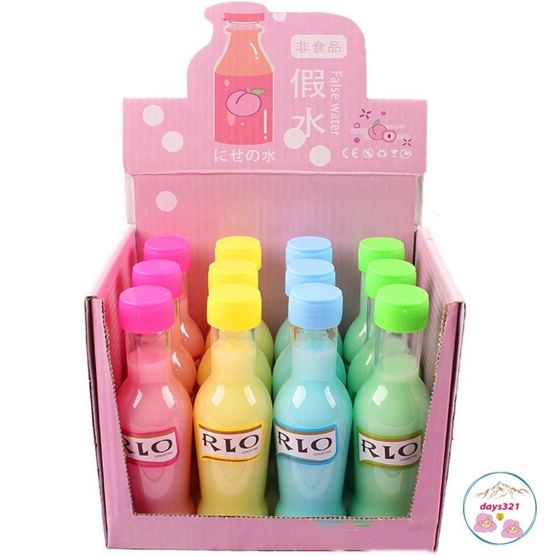 SLIME chai nước ngọt màu sữa 6 màu dạng lỏng Slam thiết kế độc đáo ấn tượng squishy