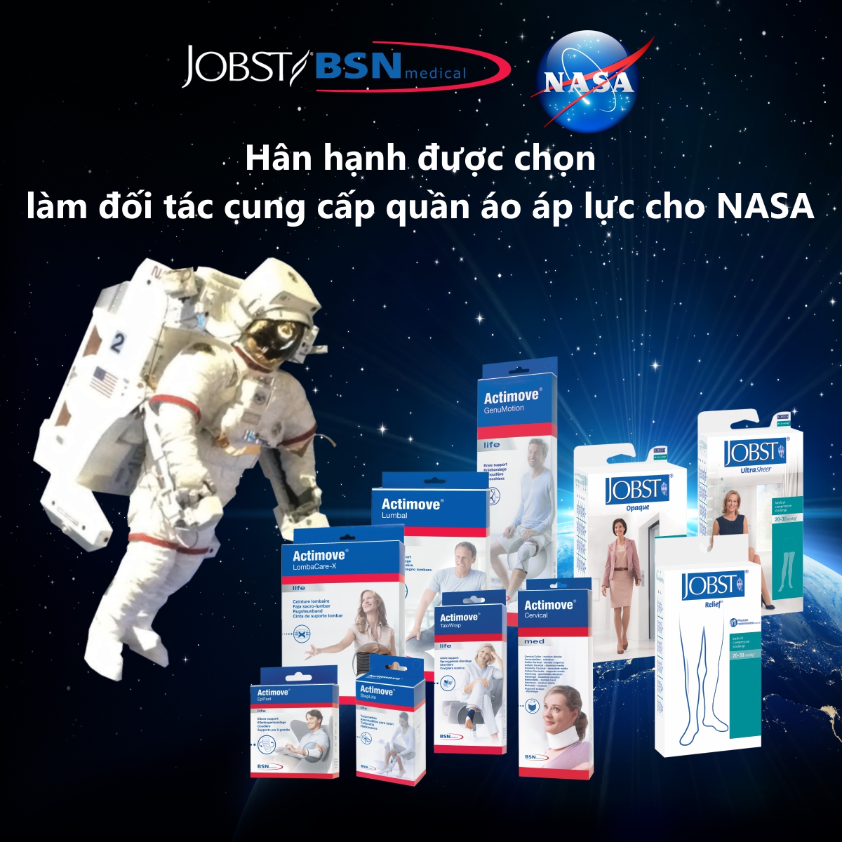 Vớ/tất y khoa JOBST UltraSheer - Siêu Mỏng hỗ trợ điều trị giãn tĩnh mạch chân, 20-30 mmHg, gối, màu da, hở ngón