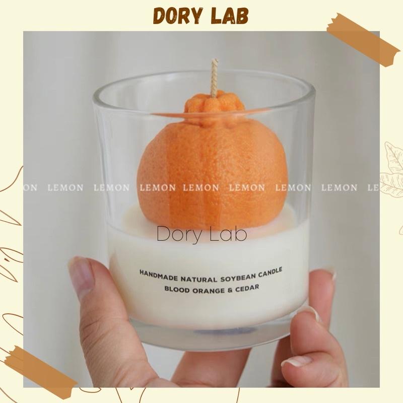 Nến Thơm Ly Trái Cam Độc Đáo, Quà Tặng Handmade - Dory Lab