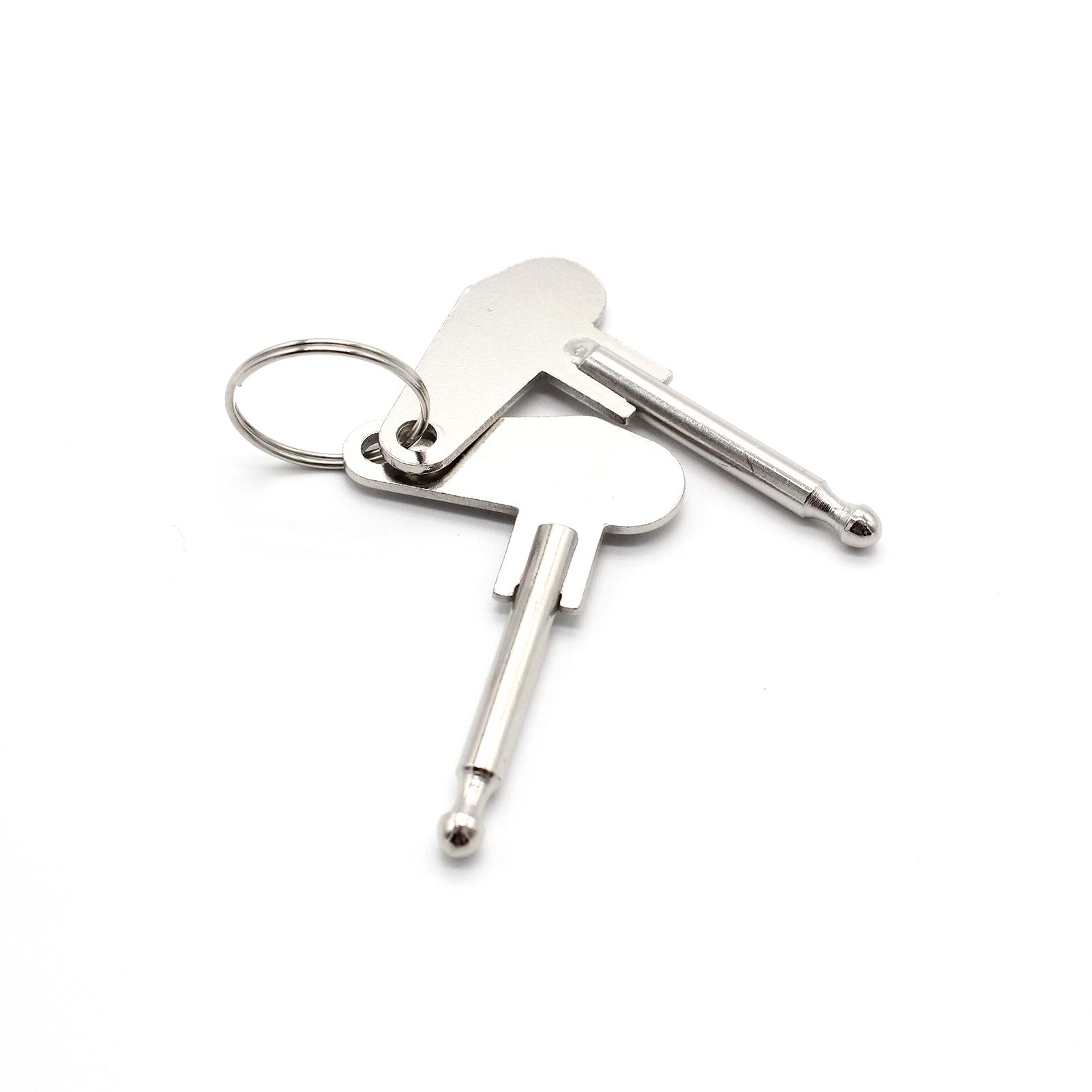 2 Pcs Ignition Key Tractor Vintage Excavator Truck Ignition Lock Key
