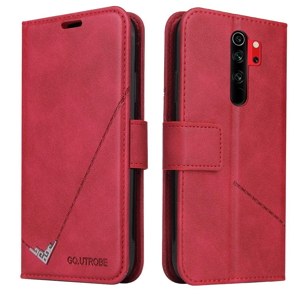 Ốp điện thoại da PC PU cứng dạng ví nắp lật cho Xiaomi Redmi Note 8 Pro Note 8T Note 7 Redmi 8 8A 7A