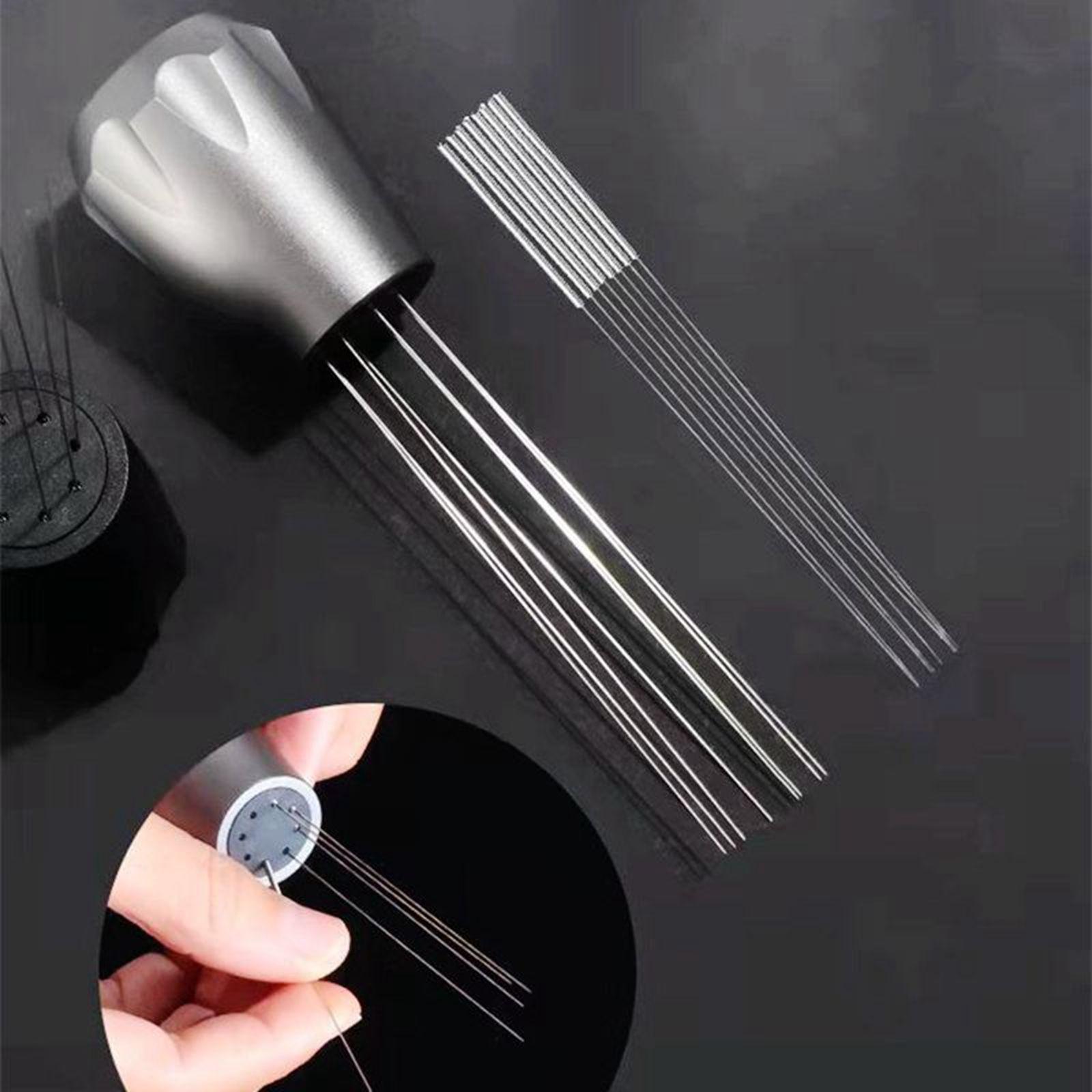 2 Pieces Needle Style Coffee Tamper Espresso Stirrer Stirring Home Hotel Bar