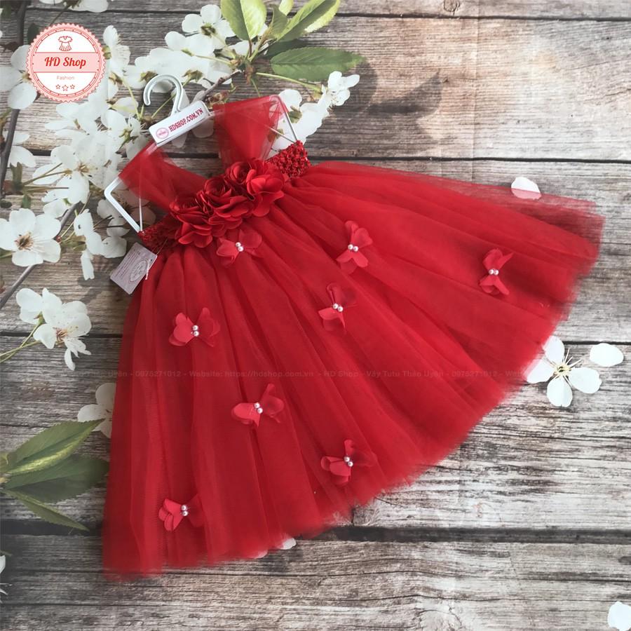 Đầm tutu cho bé ️FREESHIP️ Đầm tutu đỏ cho bé gái