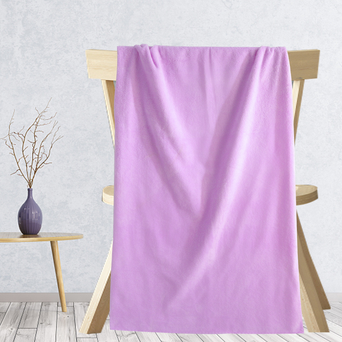 Khăn Tắm, Khăn Mặt, Combo 2 Khăn Lông Cừu Kích Thước 70cm x 140cm, 35cm x 75cm, Tiêu Chuẩn Hàn Quốc Sêu Mềm Mịn, An Toàn Cho Da - Chính hãng