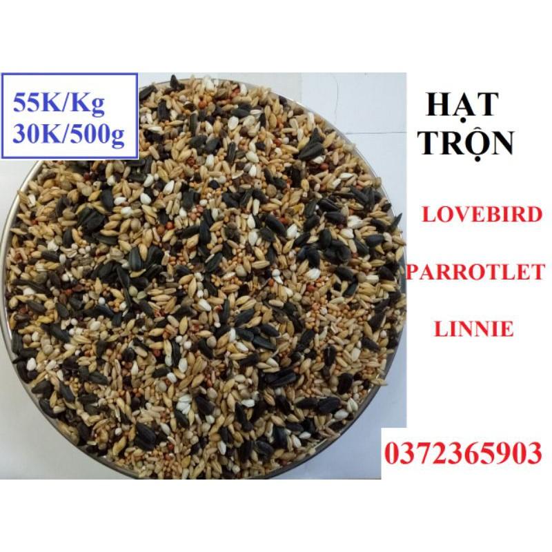 500gram hạt trộn dành cho LOVEBIRD, LINNIE, PARROTLET