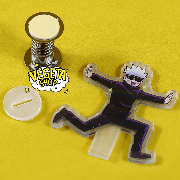 Mô Hình Tượng Standee Acrylic Mica 2 mặt Gojo Satoru Toge Inumaki lò xo lắc lư - Jujutsu Kaisen Chú thuật hồi chiến