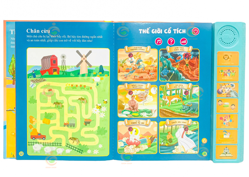 Sách nói Điện tử Song ngữ Anh - Việt cho trẻ em - Sách điện tử đa chức năng giáo dục sớm
