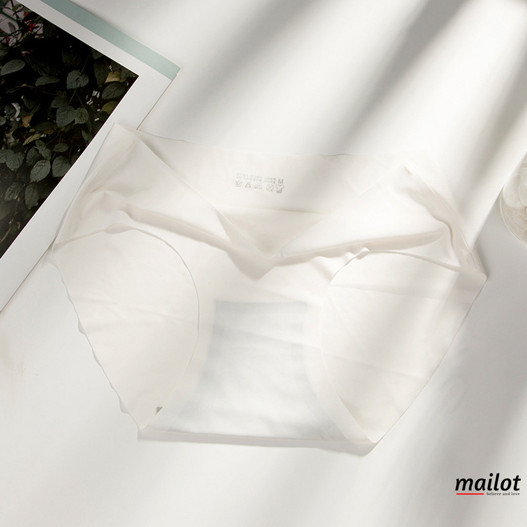 Quần lót nữ không đường may cắt bằng Laze không hằn vết Combo 10 quần chia màu ngẫu nhiên Chất liệu thun cao cấp Dai Nhẹ Mát lạnh Thoáng khí Đáy dán chắc chắn dày dặn - MaiLot QL001