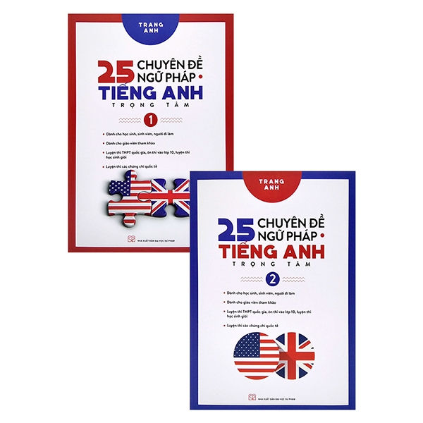 Bộ Sách 25 Chuyên Đề Ngữ Pháp Tiếng Anh Trọng Tâm