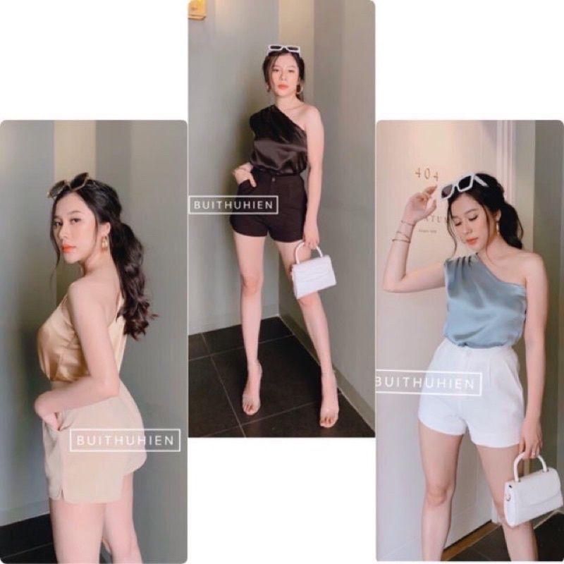 MẪU MỚI UPDATE - ÁO LỆCH VAI - CHẤT : PHI LỤA