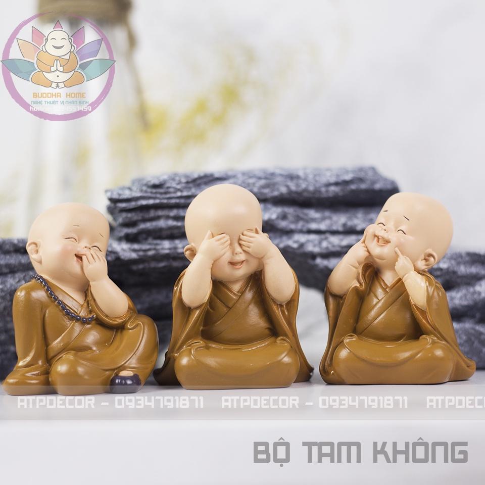 Bộ 3 chú tiểu tam không nhiều màu để otô, trang tri nhà cửa