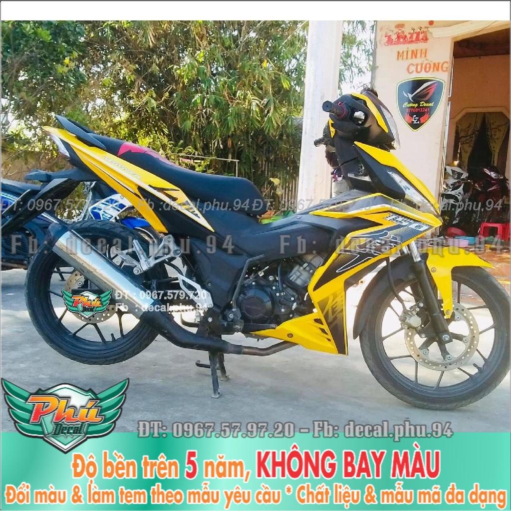 Tem Rời Winner Hayabusa vàng đen  -1