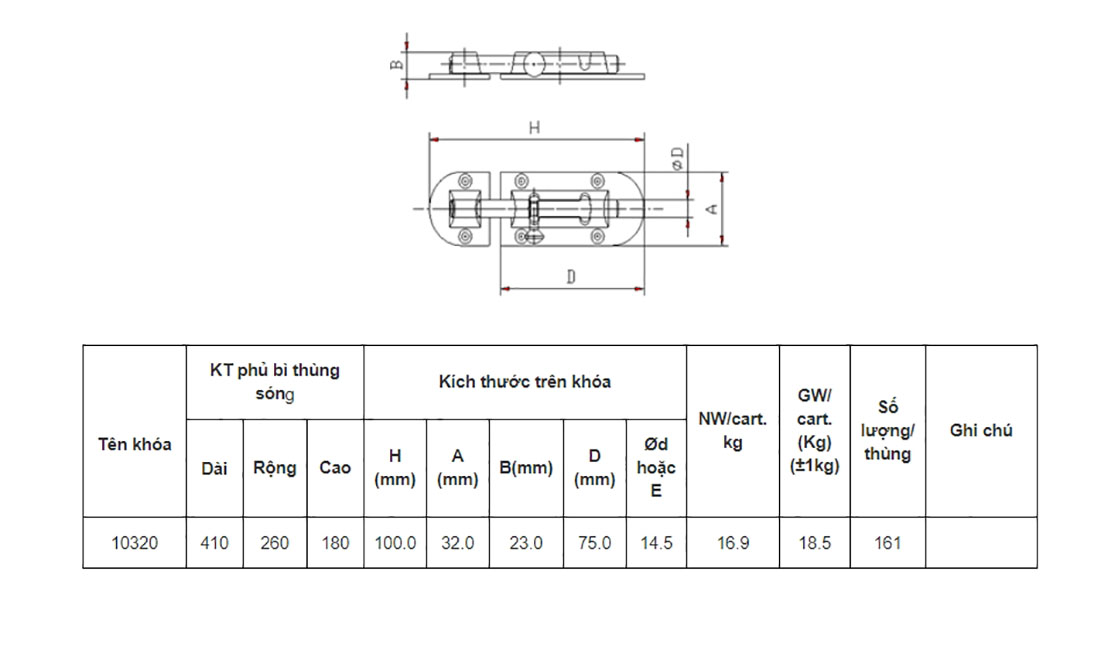 Chốt cửa an toàn Việt Tiệp 100% Inox không gỉ cao cấp