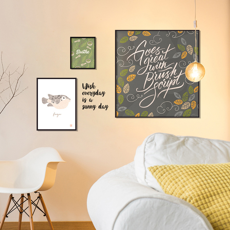 Decal dán tường khung tranh Sunny day ZOOYOO XL8325