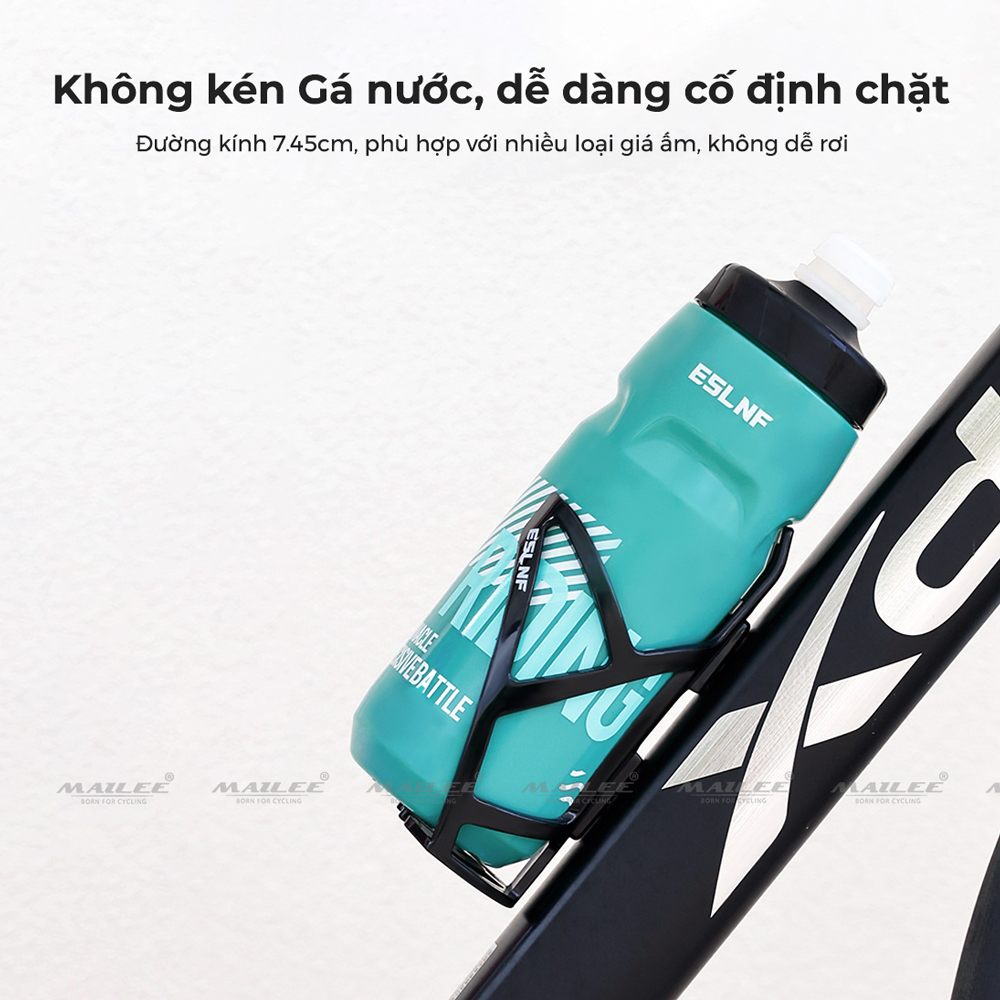 Bình Nước Xe Đạp ESL-105 Chuẩn PP-5 Dung tích 710 ml, Phù Hợp Đạp Xe Đi Bộ Đường Dài Giá Rẻ - Mai Lee