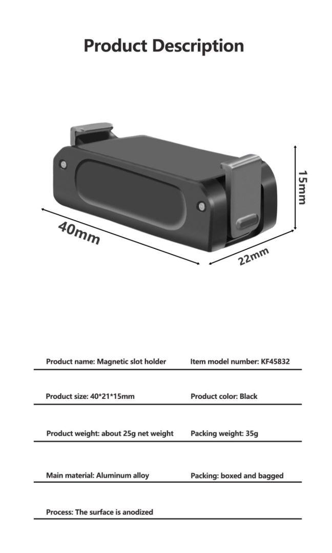 Khung chân máy bộ điều hợp cơ sở từ tính với 1/4 vít ARRI MOUN