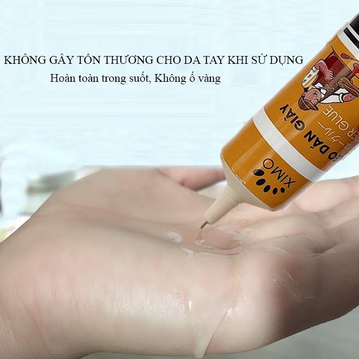 Keo dán giày nhiệt super glue ximo 100ml siêu dính cao cấp, chống nước tốt , trong suốt dễ sử dụng