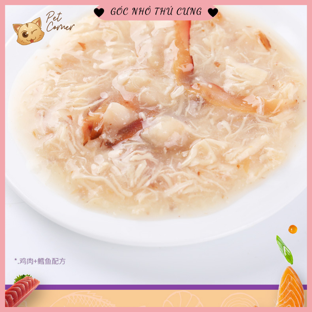 Pate Wanpy Happy 100 cho mèo - Thức ăn ướt cho mèo thơm ngon bổ dưỡng