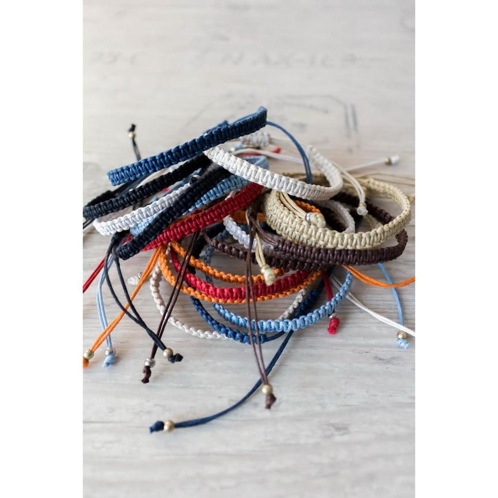 Vòng tay vòng chân may mắn - Wendy-Friendship bracelet - kiểu ngang - Vòng tay tình bạn-Vòng tay bạn bè handmade DIY