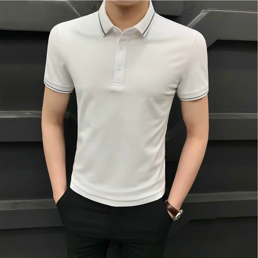 Áo Thun Nam Ngắn Tay Có Cổ Chandi, Chất Thun Cotton Xịn Thấm Hút Mồ Hôi Mẫu Mới Hot Trend 2022 NT10