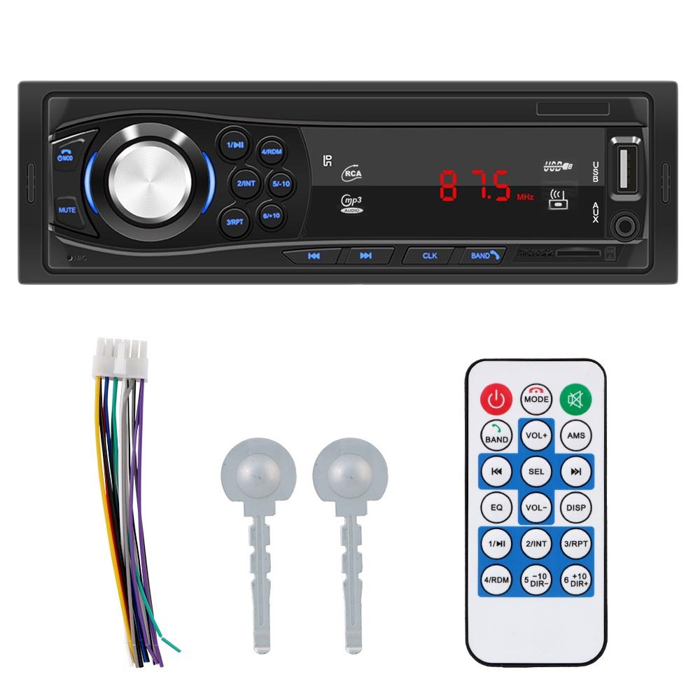 Máy Nghe Nhạc Mp3 12v Usb / Sd / Aux-In Bluetooth 1din Cho Xe Hơi