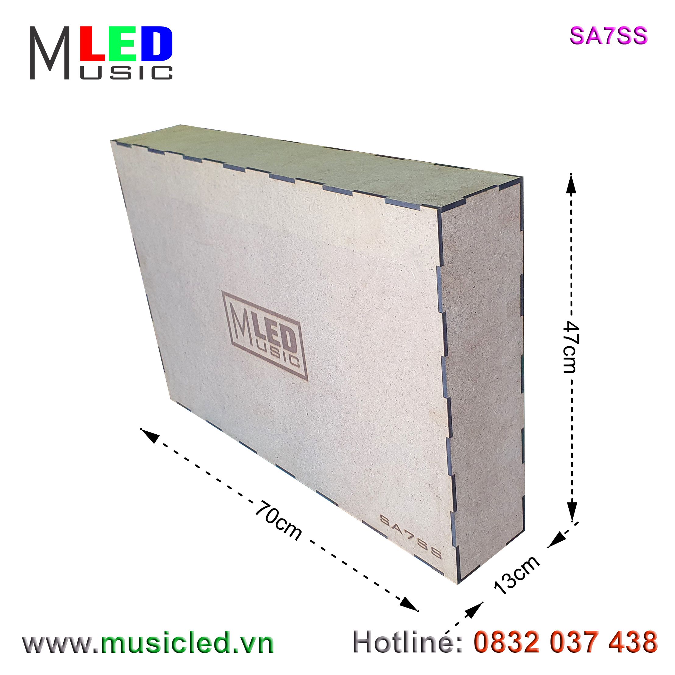 Dàn đèn Music LED nháy theo tần số nhạc 7 cột để bàn