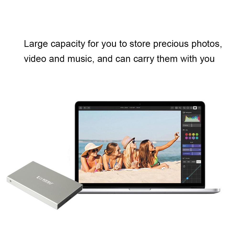 Ổ cứng ngoài di động USB 3.0 HDD cho PC Silvery & 500G