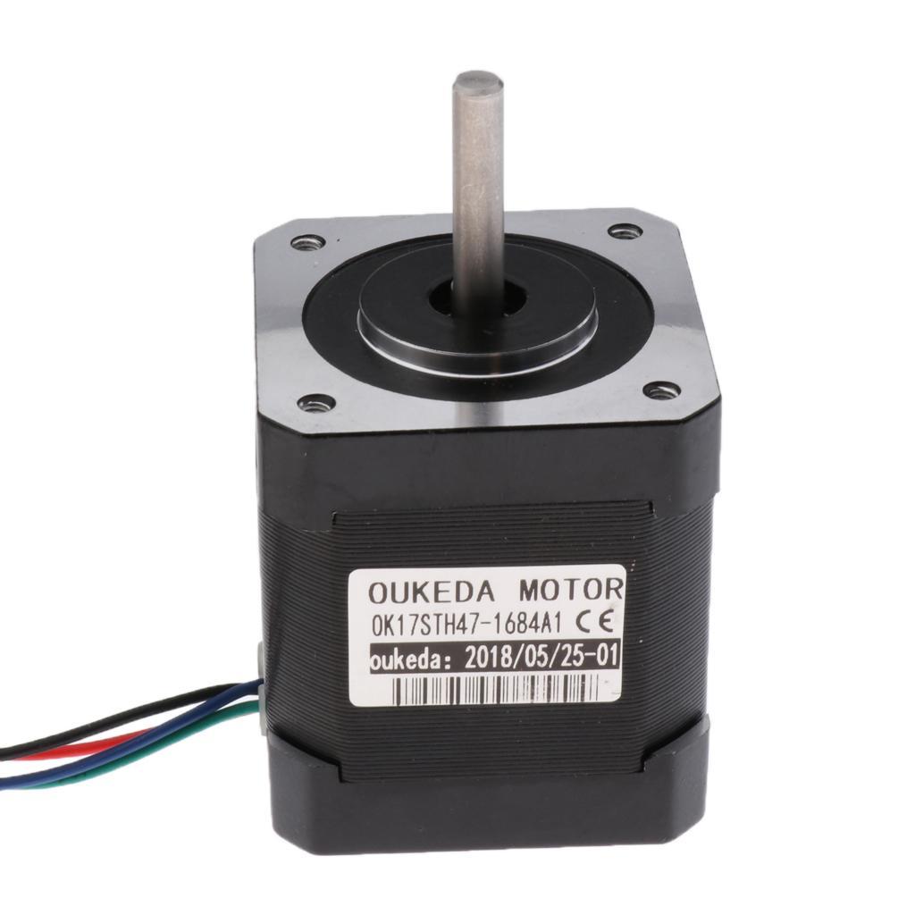 Metal Stepper Motor Nema 17 1.8Degree 1.68A 42 Motor for 3D Printer