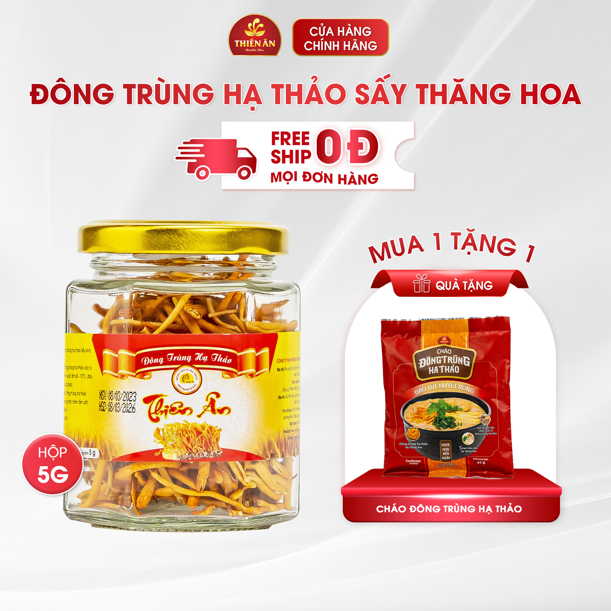 Đông Trùng Hạ Thảo Sấy Thăng Hoa Thiên Ân