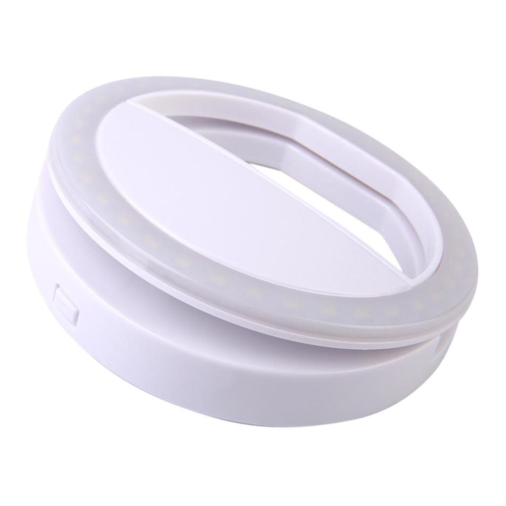Mini Portable 36LED Fill-in USB Selfie Light Lamp For Mobilephone White
