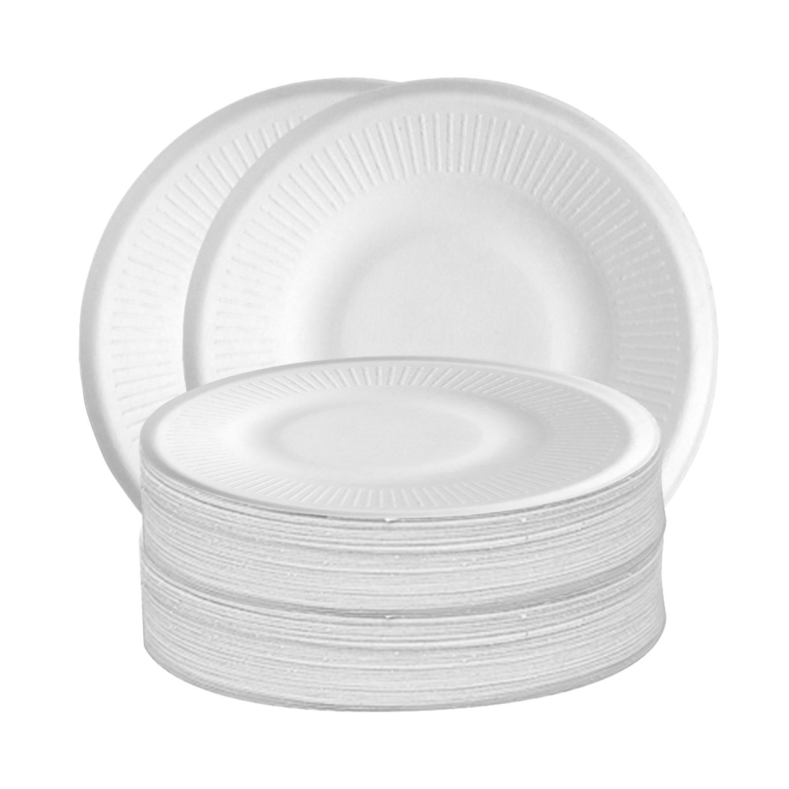 Bộ Dụng Cụ Ăn Bằng Giấy Có Thể Phân Hủy 10 Inch Dùng Một Lần