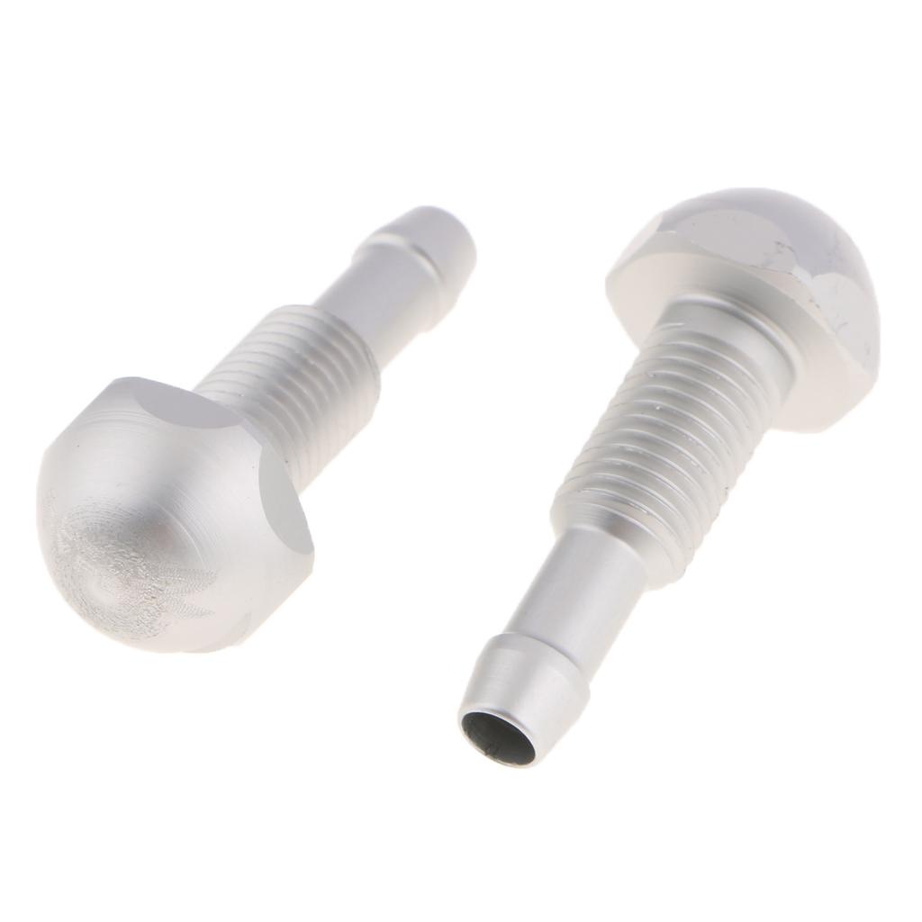 Car Vehicle Windshield Spray Nozzle On Front Hood Wiper Washer Spray