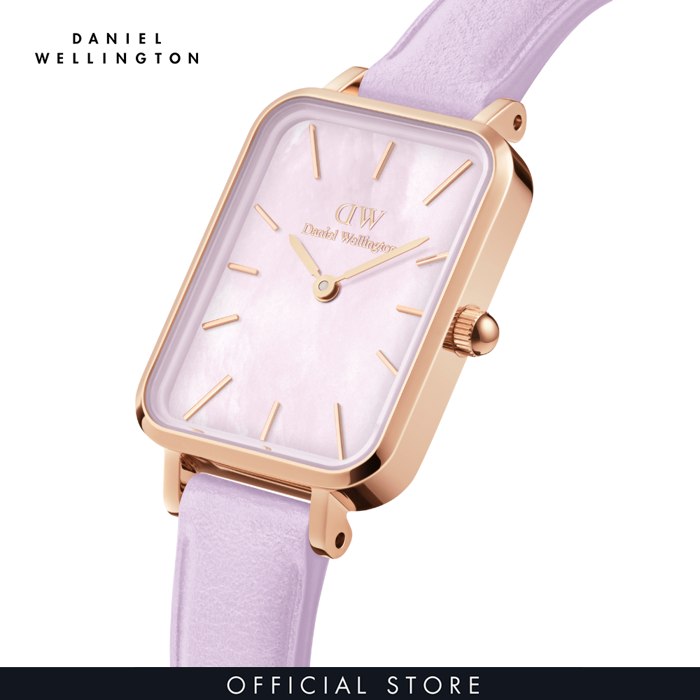 Đồng hồ Nữ Daniel Wellington Dây Da - Quadro 20X26MM DW00100637