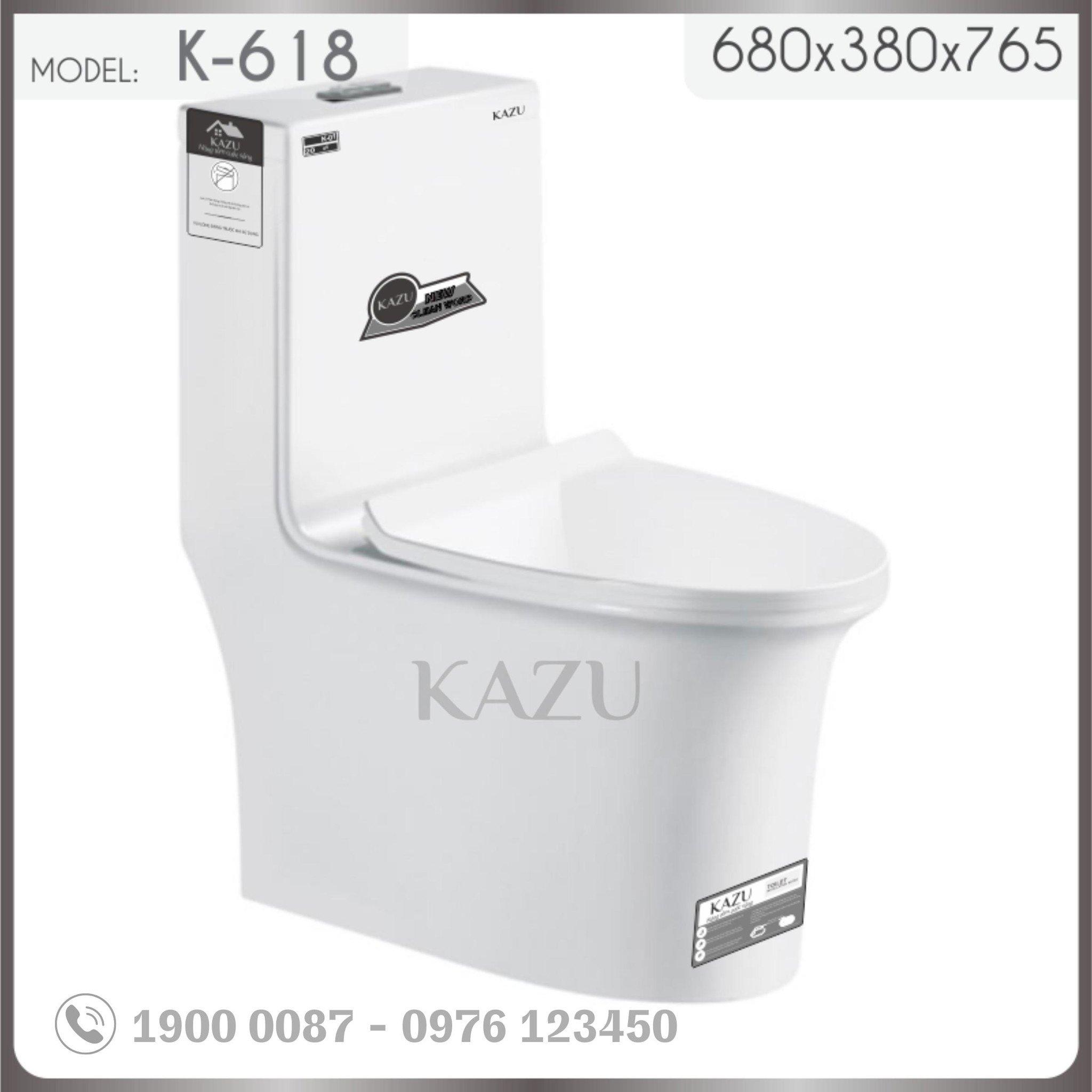 Bồn cầu khối KAZU K618