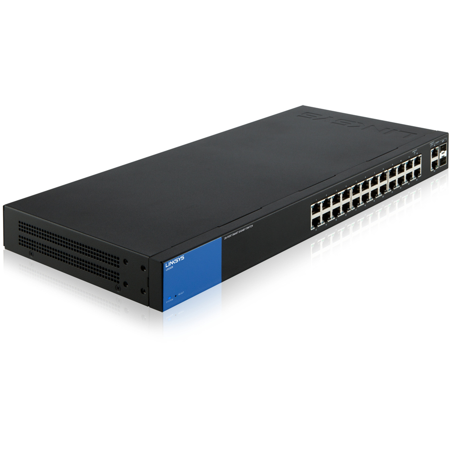 Switch Linksys LGS326-AP Smart 24-Port + 2sfp Business Gigabit - Hàng Chính Hãng