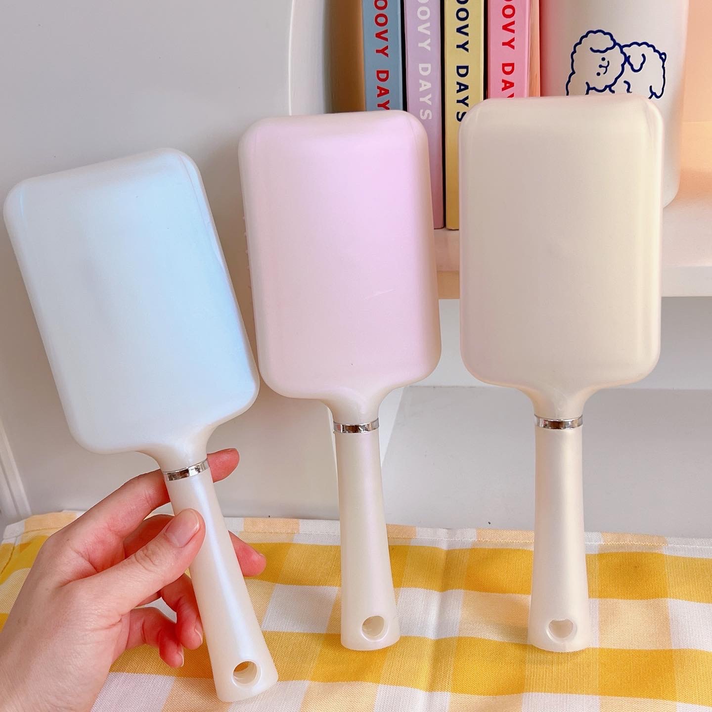 Lược chải tóc massage màu pastel Ulzzang xinh xắn