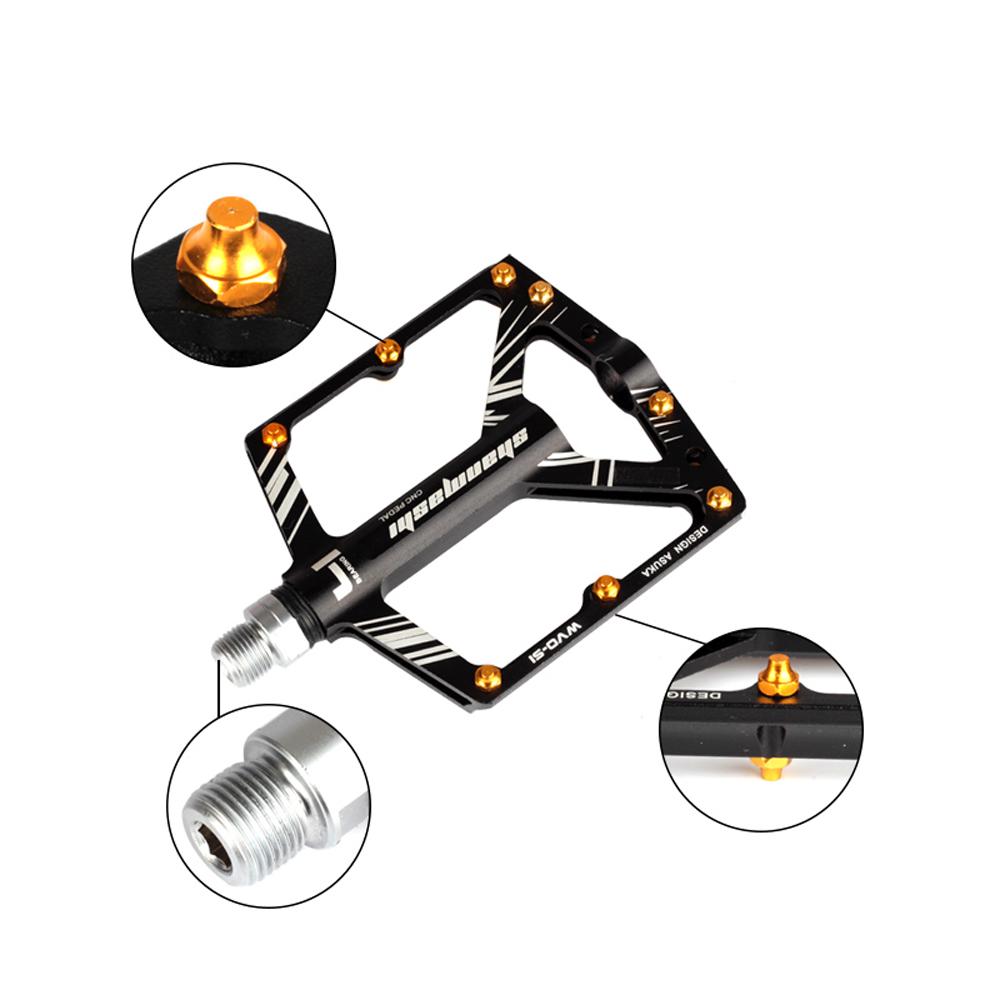 2 Bàn đạp xe đạp BIKEIN PRO làm bằng hợp kim nhôm, trọng lượng nhẹ, chống mài mòn, chống thấm nước