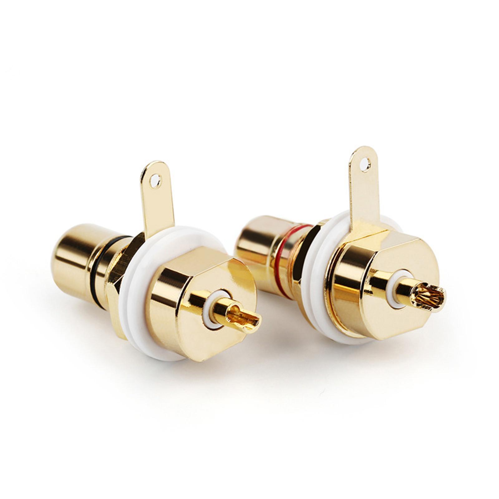 2Pcs 1 Female Socket Connectors Terminal Easy to Install for Computer