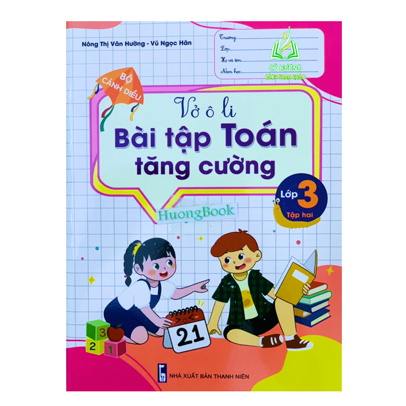 Sách - Vở Ô li Bài Tập Toán Tăng Cường lớp 3 - tập 2 ( cánh diều )