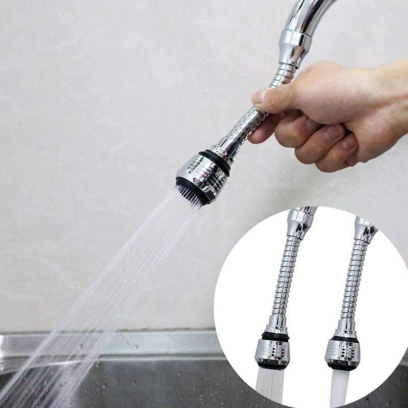 Vòi nước inox xoay 360 siêu tiện dụng nối dài (vòi dài)