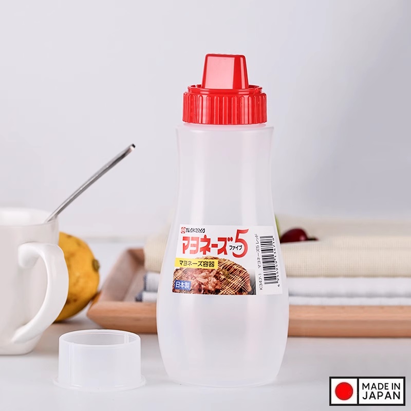 Chai đựng nước sốt Nakaya 380ml - Hàng nội địa Nhật Bản nhập khẩu chính hãng