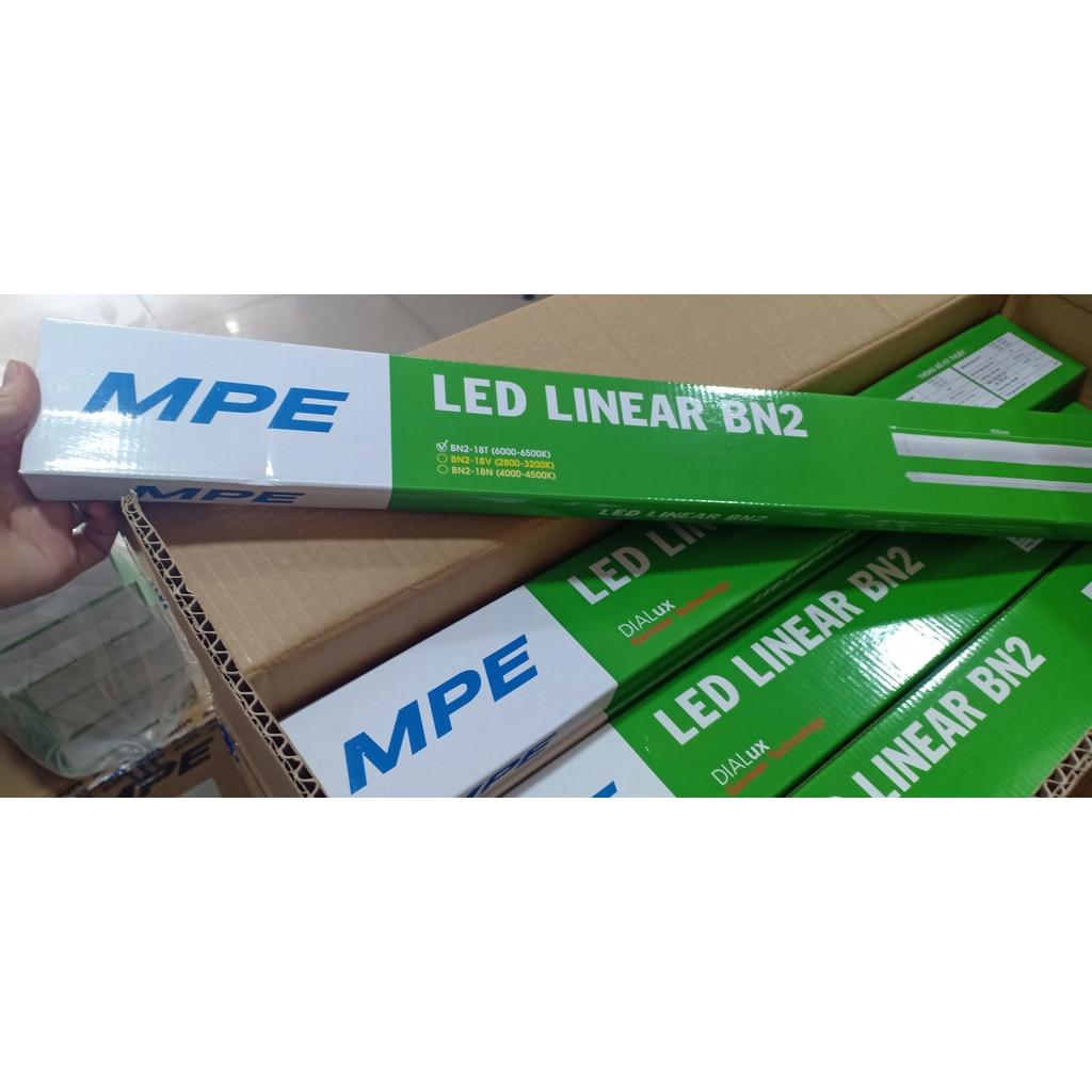 Đèn LED bán nguyệt 6 tấc, 1.2m seri BN2 , BN2-36T, BN2-36V, BN2-18T, BN2-18V - Thương Hiệu MPE