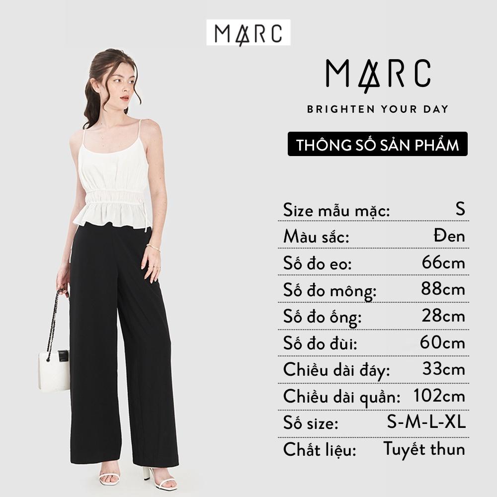 Quần nữ MARC FASHION ống suông lưng cao dây kéo sau CBMH049721