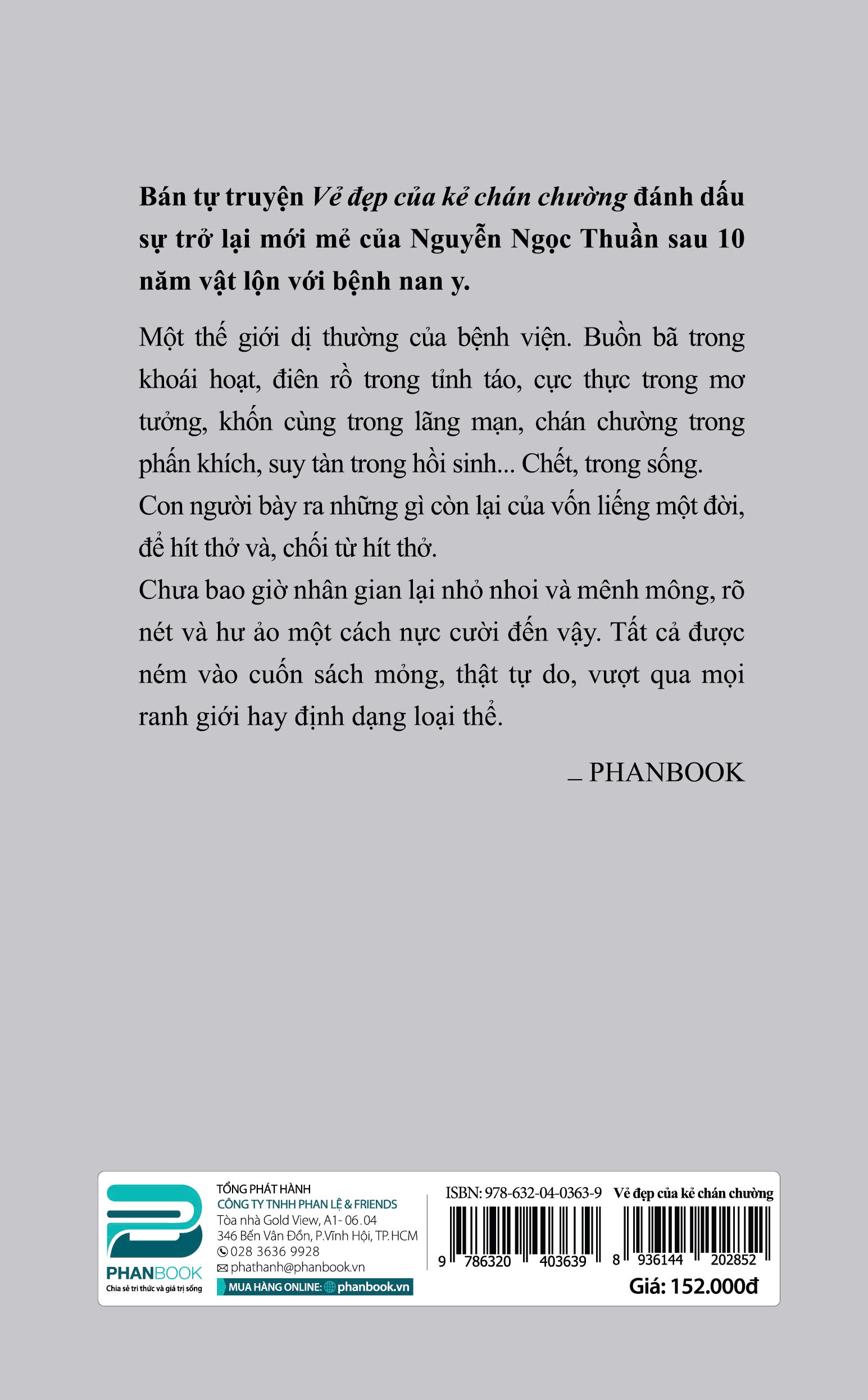 Vẻ Đẹp Của Kẻ Chán Chường (Bán Tự Truyện) - Nguyễn Ngọc Thuần