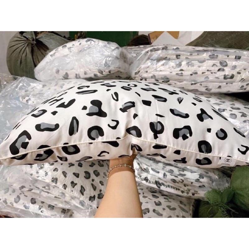 Ruột Gối Da Báo Cotton Poly Sang Xịn Hàng Đủ Cân Bông Trắng tinh Khiết 700gram/1 chiếc