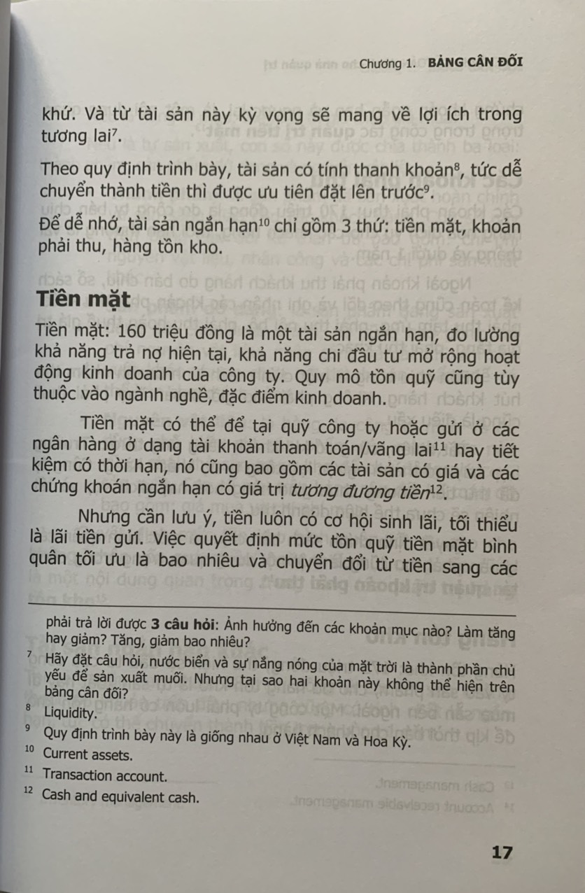 Tài chính kế toán dành cho nhà quản trị